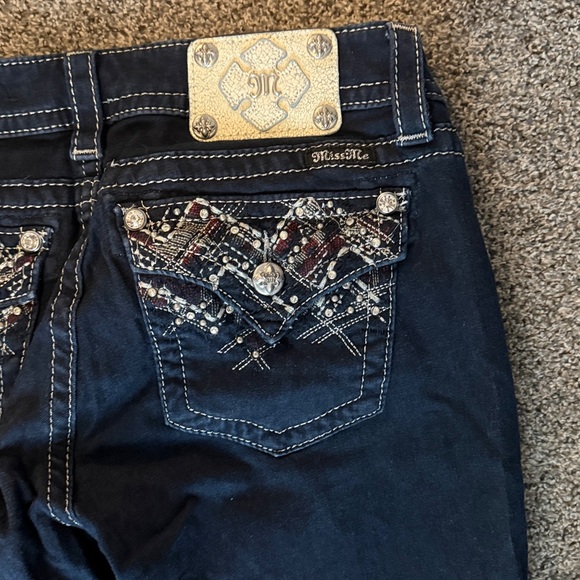 Miss Me Dark Indigo Straight Leg Jeans - Picture 6 of 6